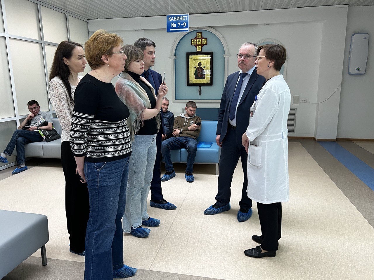 Визит главного врача Нижегородской областной клинической больницы им. Н.А.Семашко Сергея Богданова
