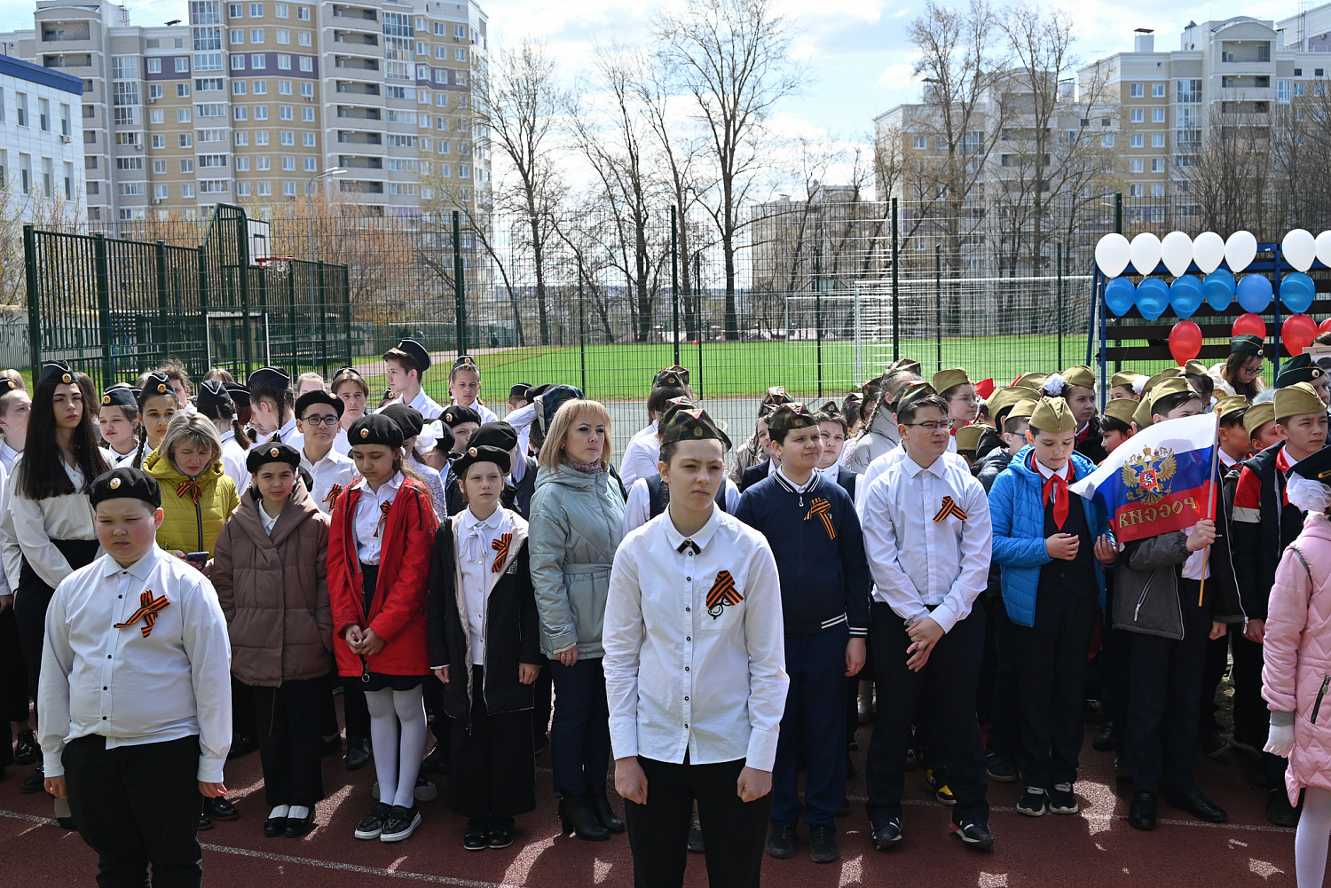 Парад Победы в Чебоксарской школе №31 имени С.Н. Фёдорова