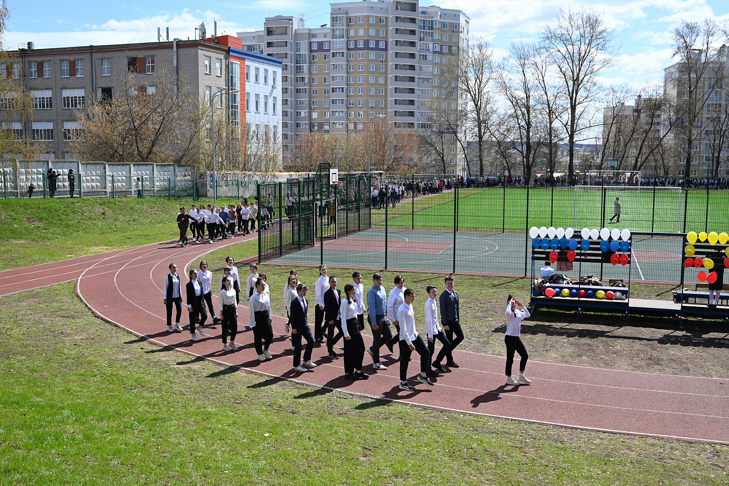 Парад Победы в Чебоксарской школе №31 имени С.Н. Фёдорова