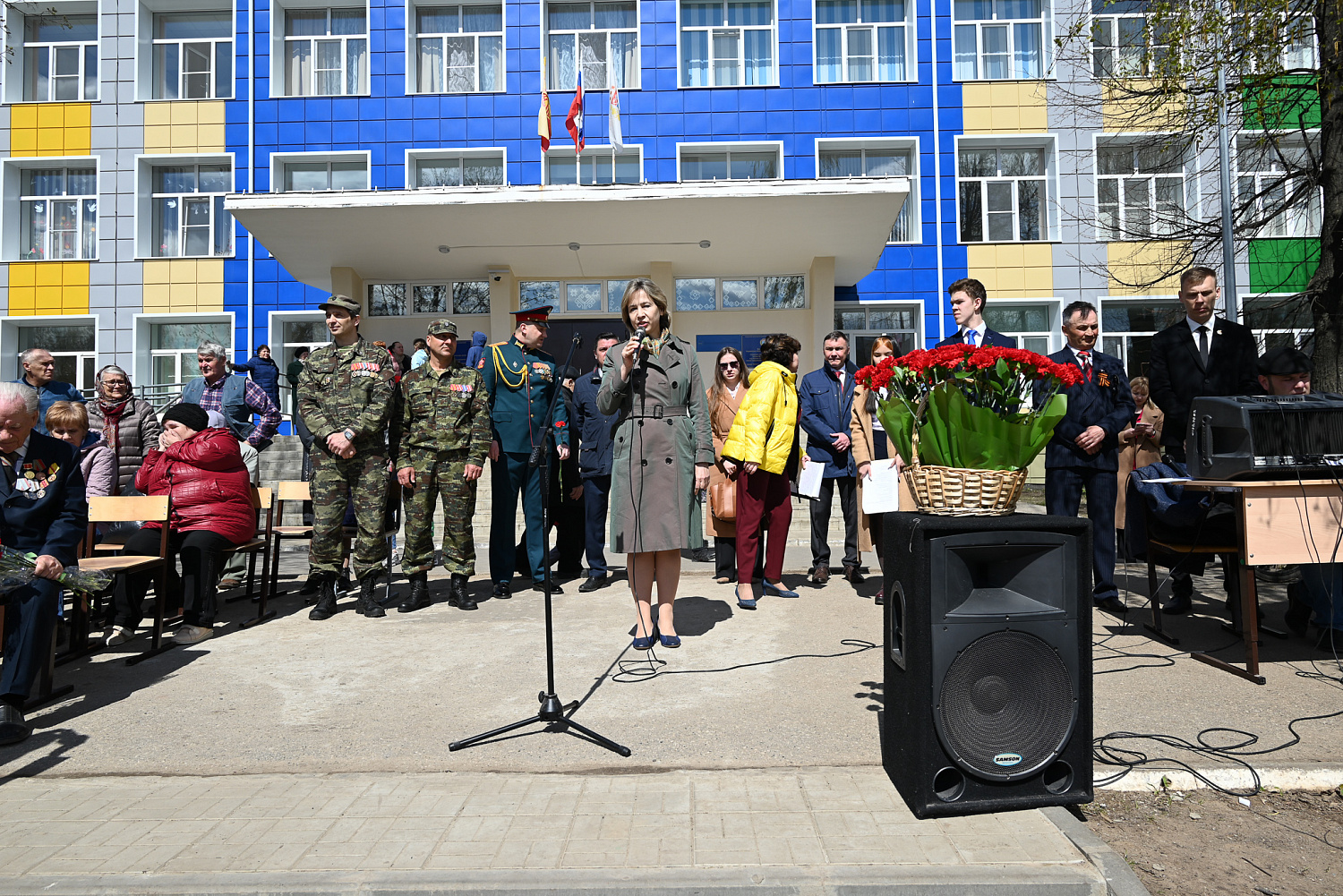Парад Победы в Чебоксарской школе №31 имени С.Н. Фёдорова